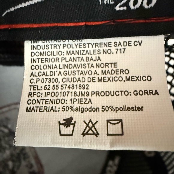 New rare Elephant Patch hat. play “the zoo” Black and Red Cap - Picture 5 of 6